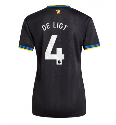 Manchester United Matthijs de Ligt #4 Tredjedrakt Dame 2025-26 Kortermet Manchester United Matthijs de Ligt #4 Tredjedrakt Dame 2025-26 Kortermet