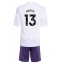 Manchester United Patrick Dorgu #13 Bortedraktsett Barn 2025-26 Kortermet (+ Korte bukser)