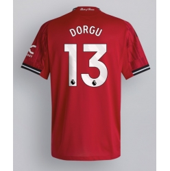Manchester United Patrick Dorgu #13 Hjemmedrakt 2025-26 Kortermet