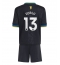 Manchester United Patrick Dorgu #13 Tredjedraktsett Barn 2025-26 Kortermet (+ Korte bukser)