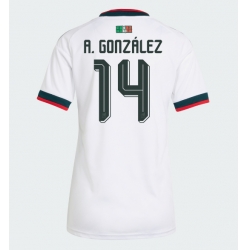 Mexico Armando Gonzalez #14 Bortedrakt Dame VM 2026 Kortermet