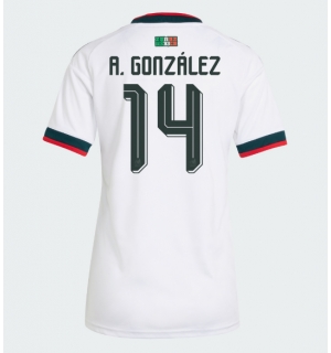 Mexico Armando Gonzalez #14 Bortedrakt Dame VM 2026 Kortermet