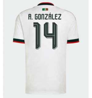 Mexico Armando Gonzalez #14 Bortedrakt VM 2026 Kortermet