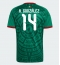Mexico Armando Gonzalez #14 Hjemmedrakt VM 2026 Kortermet