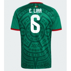 Mexico Erik Lira #6 Hjemmedrakt VM 2026 Kortermet