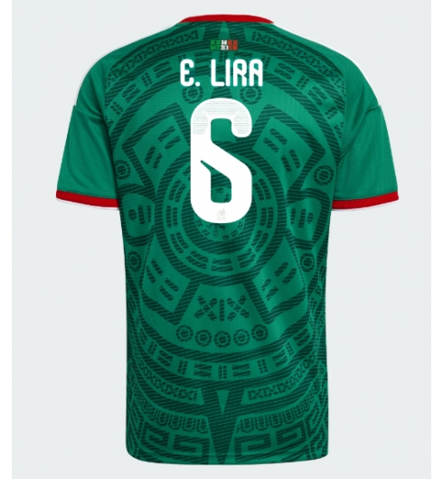Mexico Erik Lira #6 Hjemmedrakt VM 2026 Kortermet Mexico Erik Lira #6 Hjemmedrakt VM 2026 Kortermet