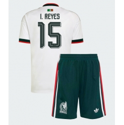 Mexico Israel Reyes #15 Bortedraktsett Barn VM 2026 Kortermet (+ Korte bukser)
