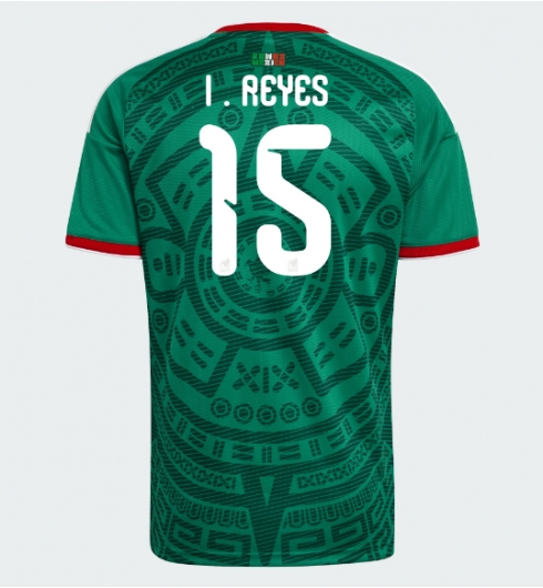 Mexico Israel Reyes #15 Hjemmedrakt VM 2026 Kortermet Mexico Israel Reyes #15 Hjemmedrakt VM 2026 Kortermet