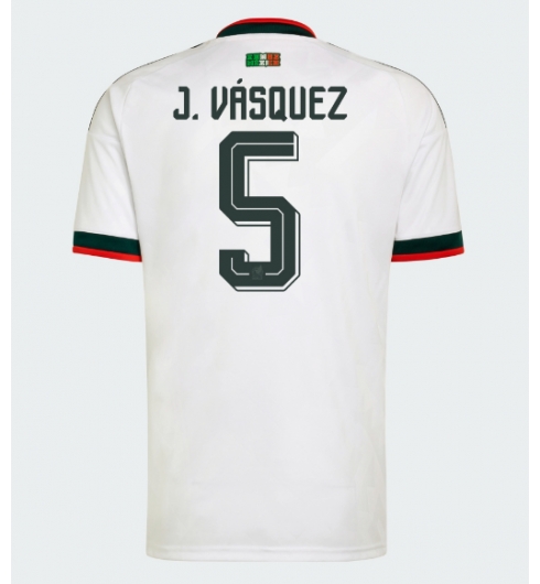 Mexico Johan Vasquez #5 Bortedrakt VM 2026 Kortermet Mexico Johan Vasquez #5 Bortedrakt VM 2026 Kortermet