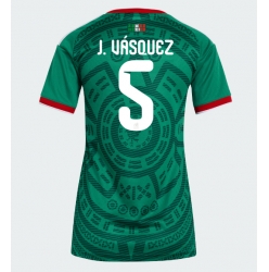 Mexico Johan Vasquez #5 Hjemmedrakt Dame VM 2026 Kortermet