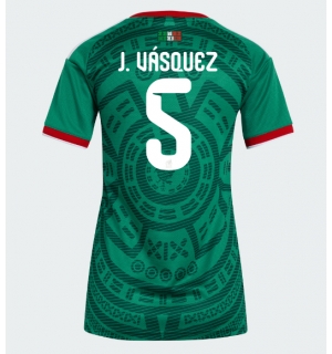 Mexico Johan Vasquez #5 Hjemmedrakt Dame VM 2026 Kortermet