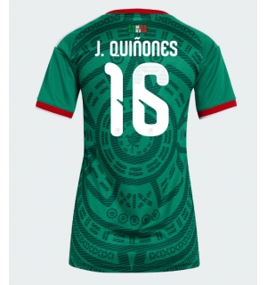 Mexico Julian Quinones #16 Hjemmedrakt Dame VM 2026 Kortermet
