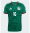Mexico Julian Quinones #16 Hjemmedrakt VM 2026 Kortermet Mexico Julian Quinones #16 Hjemmedrakt VM 2026 Kortermet