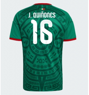 Mexico Julian Quinones #16 Hjemmedrakt VM 2026 Kortermet