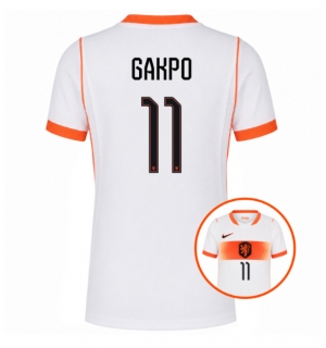 Nederland Cody Gakpo #11 Bortedrakt Dame VM 2026 Kortermet