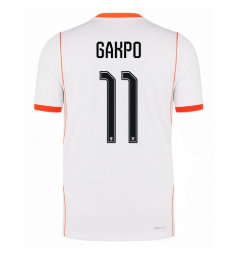 Nederland Cody Gakpo #11 Bortedrakt VM 2026 Kortermet Nederland Cody Gakpo #11 Bortedrakt VM 2026 Kortermet