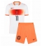 Nederland Cody Gakpo #11 Bortedraktsett Barn VM 2026 Kortermet (+ Korte bukser)