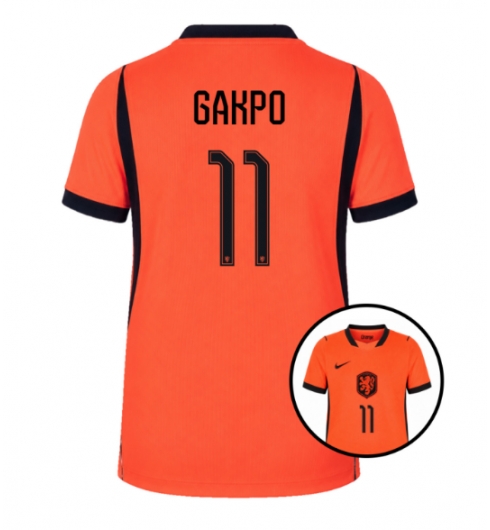 Nederland Cody Gakpo #11 Hjemmedrakt Dame VM 2026 Kortermet Nederland Cody Gakpo #11 Hjemmedrakt Dame VM 2026 Kortermet
