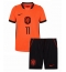 Nederland Cody Gakpo #11 Hjemmedraktsett Barn VM 2026 Kortermet (+ Korte bukser)