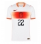 Nederland Denzel Dumfries #22 Bortedrakt VM 2026 Kortermet