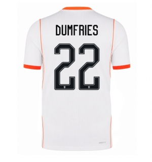 Nederland Denzel Dumfries #22 Bortedrakt VM 2026 Kortermet