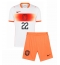 Nederland Denzel Dumfries #22 Bortedraktsett Barn VM 2026 Kortermet (+ Korte bukser)