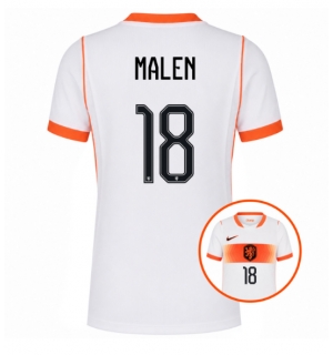 Nederland Donyell Malen #18 Bortedrakt Dame VM 2026 Kortermet