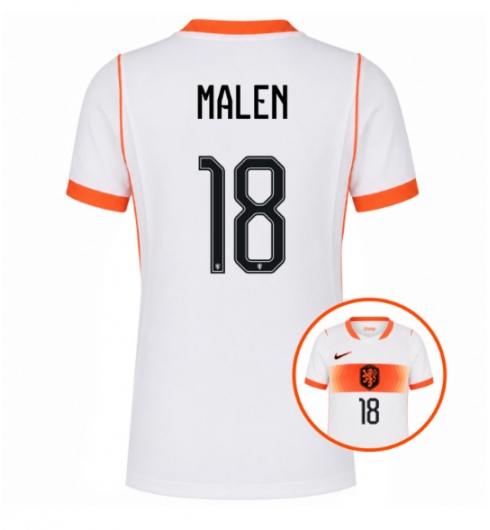 Nederland Donyell Malen #18 Bortedrakt Dame VM 2026 Kortermet Nederland Donyell Malen #18 Bortedrakt Dame VM 2026 Kortermet