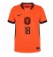 Nederland Donyell Malen #18 Hjemmedrakt Dame VM 2026 Kortermet Nederland Donyell Malen #18 Hjemmedrakt Dame VM 2026 Kortermet