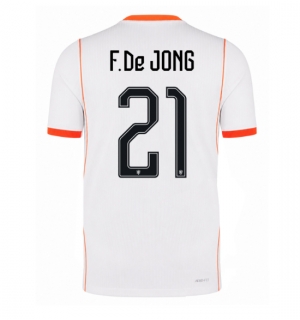Nederland Frenkie de Jong #21 Bortedrakt VM 2026 Kortermet