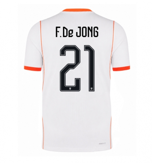 Nederland Frenkie de Jong #21 Bortedrakt VM 2026 Kortermet Nederland Frenkie de Jong #21 Bortedrakt VM 2026 Kortermet