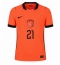 Nederland Frenkie de Jong #21 Hjemmedrakt VM 2026 Kortermet Nederland Frenkie de Jong #21 Hjemmedrakt VM 2026 Kortermet