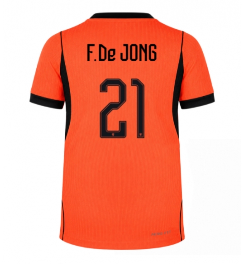 Nederland Frenkie de Jong #21 Hjemmedrakt VM 2026 Kortermet Nederland Frenkie de Jong #21 Hjemmedrakt VM 2026 Kortermet