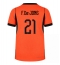 Nederland Frenkie de Jong #21 Hjemmedrakt VM 2026 Kortermet Nederland Frenkie de Jong #21 Hjemmedrakt VM 2026 Kortermet