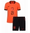Nederland Frenkie de Jong #21 Hjemmedraktsett Barn VM 2026 Kortermet (+ Korte bukser)