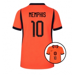 Nederland Memphis Depay #10 Hjemmedrakt Dame VM 2026 Kortermet