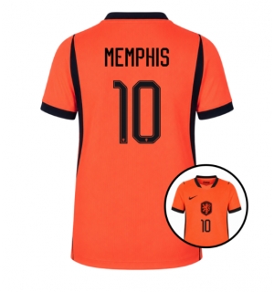 Nederland Memphis Depay #10 Hjemmedrakt Dame VM 2026 Kortermet