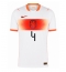 Nederland Virgil van Dijk #4 Bortedrakt VM 2026 Kortermet Nederland Virgil van Dijk #4 Bortedrakt VM 2026 Kortermet