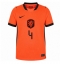Nederland Virgil van Dijk #4 Hjemmedrakt VM 2026 Kortermet Nederland Virgil van Dijk #4 Hjemmedrakt VM 2026 Kortermet