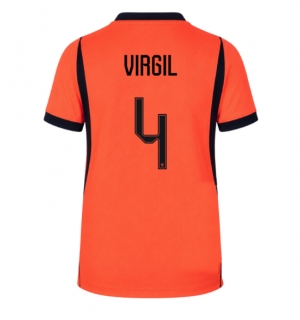 Nederland Virgil van Dijk #4 Hjemmedrakt VM 2026 Kortermet