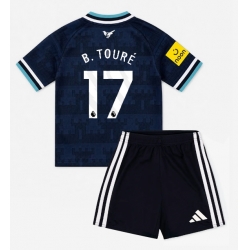 Newcastle United Bazoumana Toure #17 Bortedraktsett Barn 2026-27 Kortermet (+ Korte bukser)