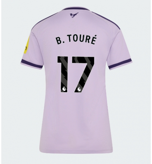 Newcastle United Bazoumana Toure #17 Tredjedrakt Dame 2026-27 Kortermet Newcastle United Bazoumana Toure #17 Tredjedrakt Dame 2026-27 Kortermet