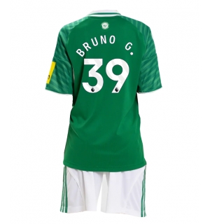 Newcastle United Bruno Guimaraes #39 Bortedraktsett Barn 2025-26 Kortermet (+ Korte bukser)
