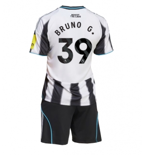 Newcastle United Bruno Guimaraes #39 Hjemmedraktsett Barn 2025-26 Kortermet (+ Korte bukser)