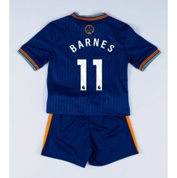 Newcastle United Harvey Barnes #11 Tredjedraktsett Barn 2025-26 Kortermet (+ Korte bukser)