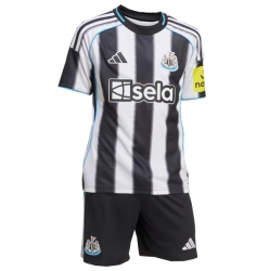 Newcastle United Hjemmedraktsett Barn 2025-26 Kortermet (+ Korte bukser)