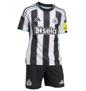 Newcastle United Hjemmedraktsett Barn 2025-26 Kortermet (+ Korte bukser)