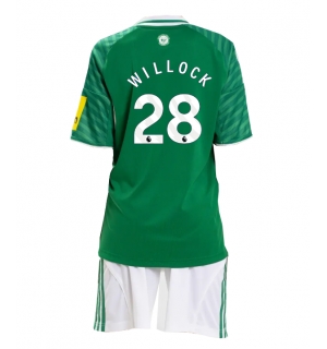 Newcastle United Joe Willock #28 Bortedraktsett Barn 2025-26 Kortermet (+ Korte bukser)