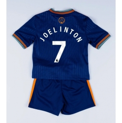 Newcastle United Joelinton #7 Tredjedraktsett Barn 2025-26 Kortermet (+ Korte bukser)