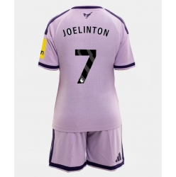 Newcastle United Joelinton #7 Tredjedraktsett Barn 2026-27 Kortermet (+ Korte bukser)